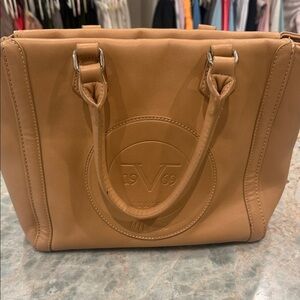 Versace Tan Satchel Bag